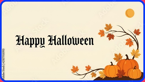halloween background with pumpkin