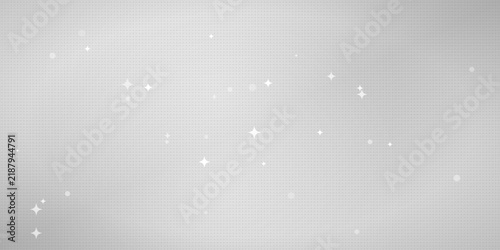 Sparkling light particles float and shimmer in a soft, ethereal haze, creating a magical and delicate background.