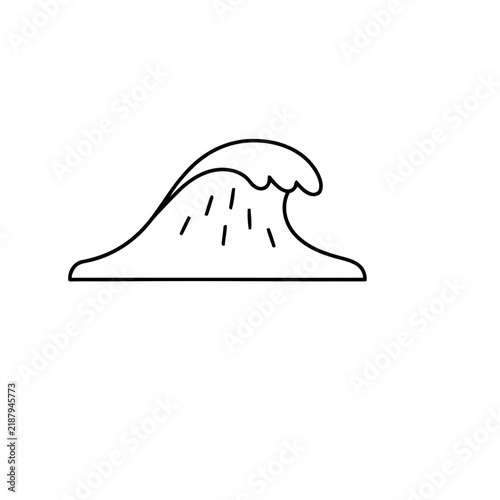 Simple Wave Illustration