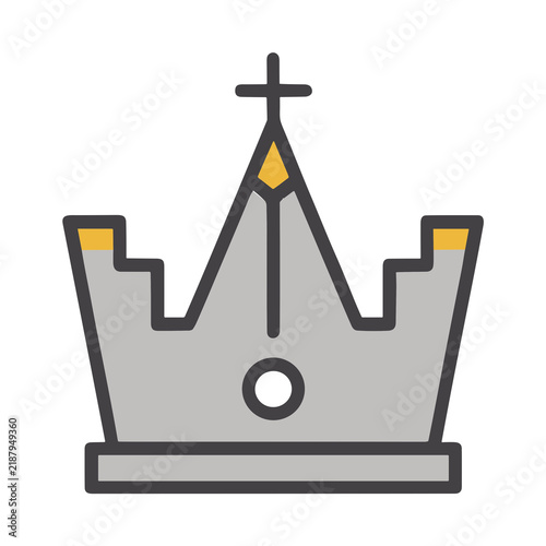 Foto Stylized Crown Icon