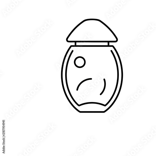 Perfume bottle outline