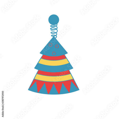 Stylized Christmas Tree with Spring and Ball