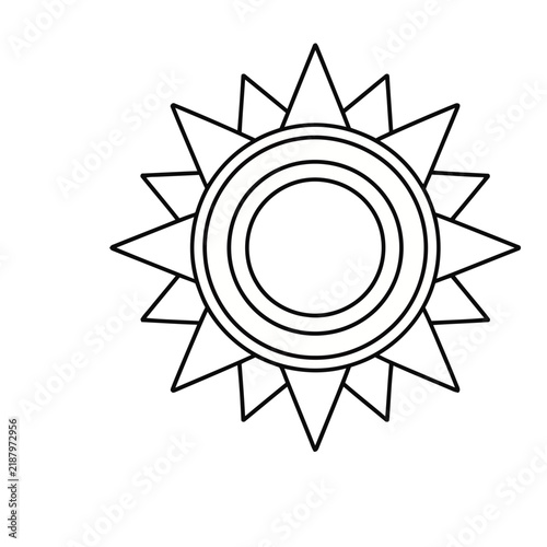 Stylized Sun Icon