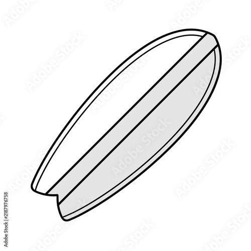 Surfboard illustration