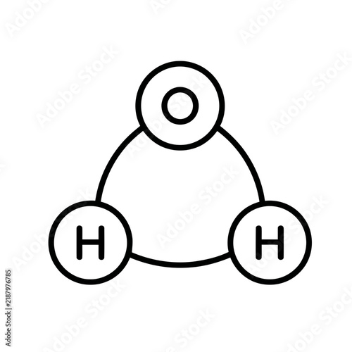 Water Molecule Icon