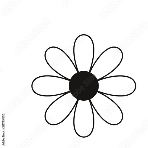 Simple flower illustration