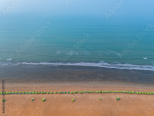 Fotografie Aerial View of Cox’s Bazar, Bangladesh