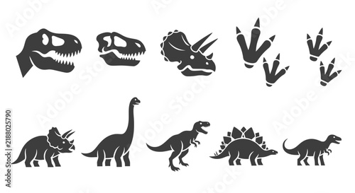 Comprehensive set of clean flat vector icons for digital interface design, including minimalist symbols for business applications, website navigation, and mobile app development.