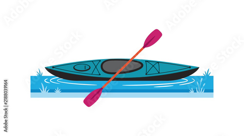 Kayaking Illustration