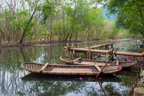 Yen Stream at Huong Pagoda, Scenic Boat Route to the Famous Buddhist Pilgrimage Site in Vietnam