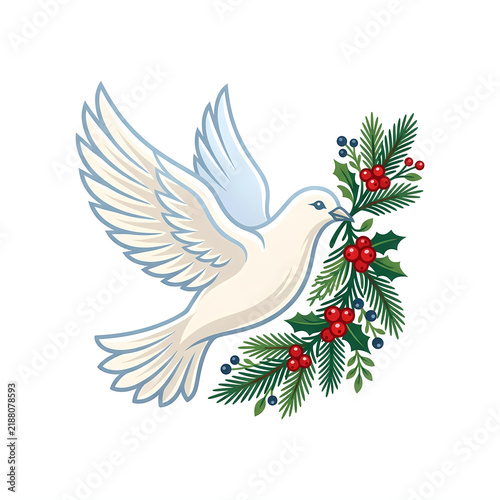 X-Mas, Christmas decorations vector illustration 
