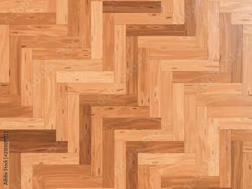 Natural wooden parquet flooring texture with herringbone pattern