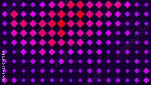 Vibrant purple diamond grid colorful abstract motion background