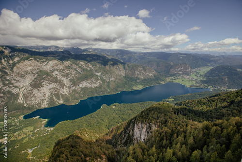 Beautiful Bohinj lake, Slovenia. The most amazing lake with a camping spot. 