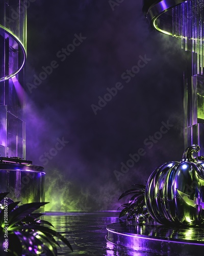 Luxury Halloween Nightclub Flyer Template