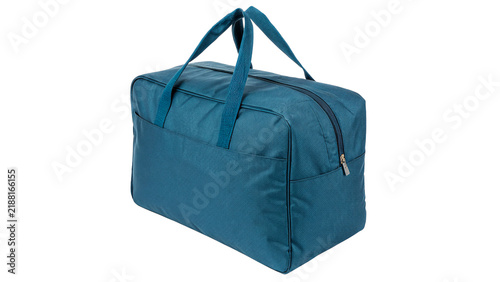 Quadro su tela Large blue fabric duffel bag travel luggage sporty casual lightweight sack