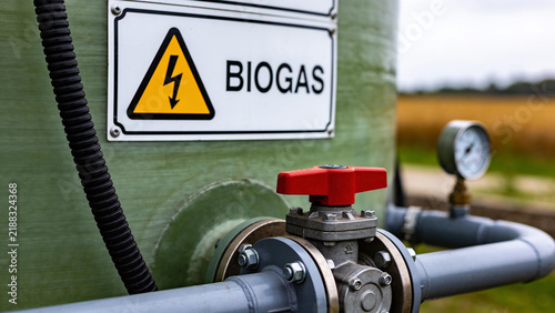 Biogas facility uses agricultural waste to create energy and organic fertilizer