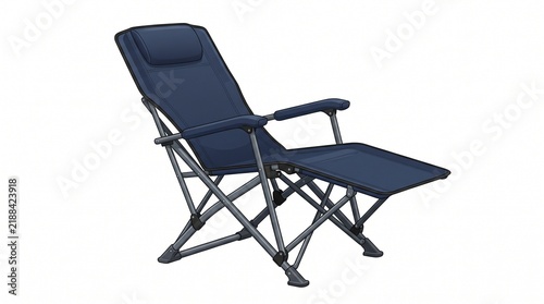Comfortable portable recliner chair for outdoor adventures, camping, and relaxation
