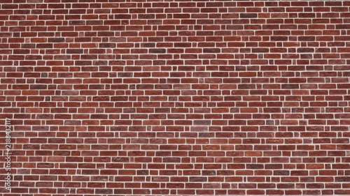 фотографія A close-up of a red clinker brick wall