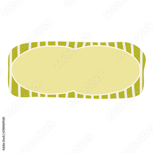 Aesthetic light green border box element for planner scrapbook