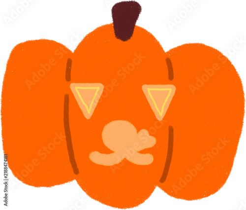 vector illustration of an halloween pumpkin