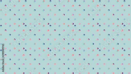 Foto Minimalist Pastel Pattern Featuring Delicate Sprinkled Polka Dots and Tiny Abstr