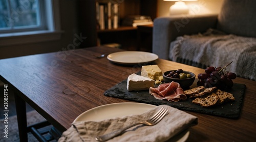 Small grazing board for an intimate evening