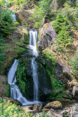 Obraz na płótnie kleiner Wasserfall im Schwarzwald