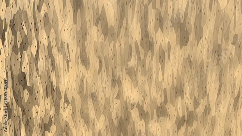 Bild auf Leinwand Beige Organic Cell Pattern