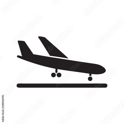 landing plane icon