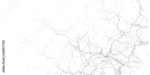 Foto Abstract texture of fine cracks or lightning pattern isolated on transparent bac