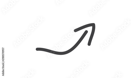 Arrow vector collection with hand drawn curved arrows, sketch direction signs, loop symbols elements 