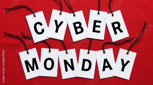 Cyber Monday Typography Background