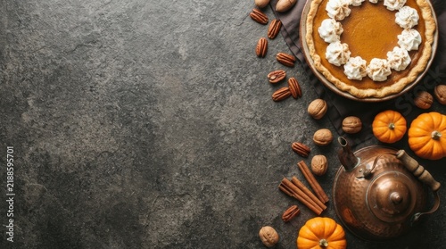 Rustic Thanksgiving Food Border