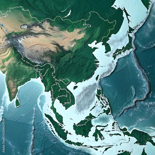 aerial view of the ocean