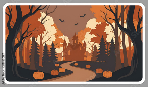 Halloween Background Collection – Haunted Houses, Castles, Pumpkins, Moon and Spooky Landscapes