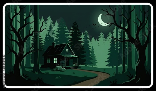 Halloween Background Collection – Haunted Houses, Castles, Pumpkins, Moon and Spooky Landscapes