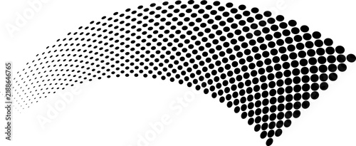 Abstract Halftone Dot Background Design	
