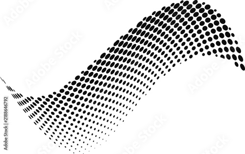 Abstract Halftone Dot Background Design	
