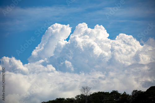 Canvas Print Rain clouds