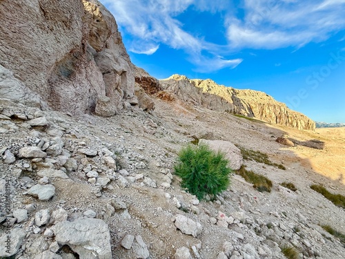 Obraz na płótnie Life on Mars Trail - Island Pag/ Croatia
