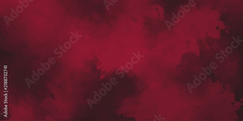 Abstract Dark Magenta Red Smoke Texture Background with Dramatic Grunge Effect.