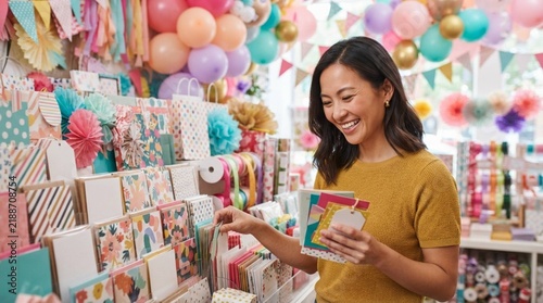woman with shopping bags