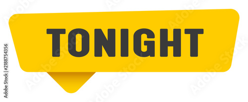 Fotografía tonight sign