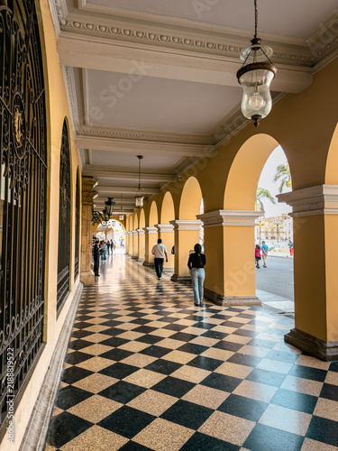 Arches at Lima Main Square - Peru