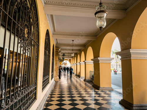 Arches at Lima Main Square - Peru