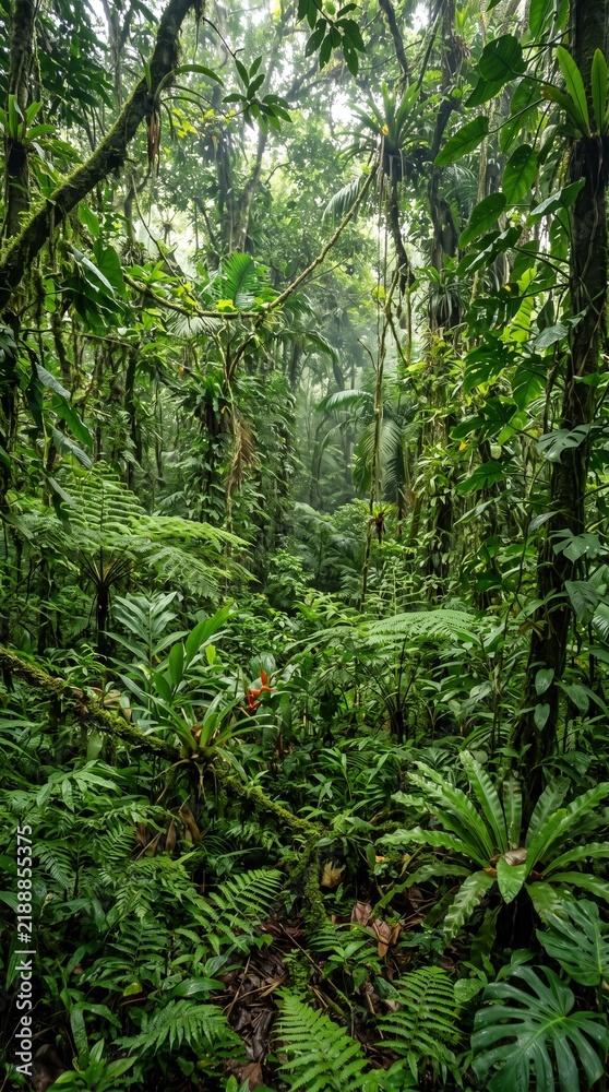 Fototapeta premium Dense tropical jungle