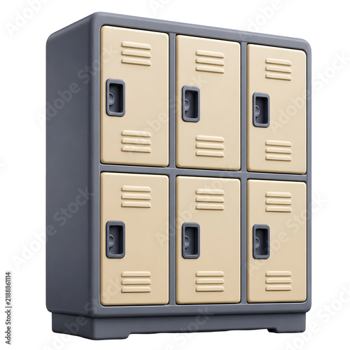 Fototapeta School Locker Cabinet 