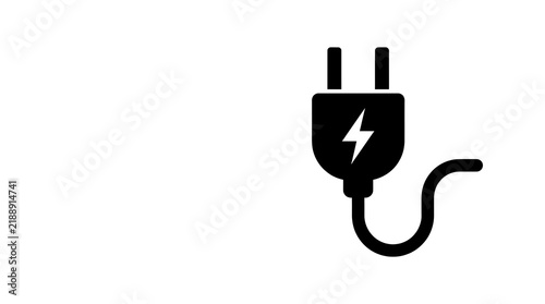 Energy Plug Minimal Symbol