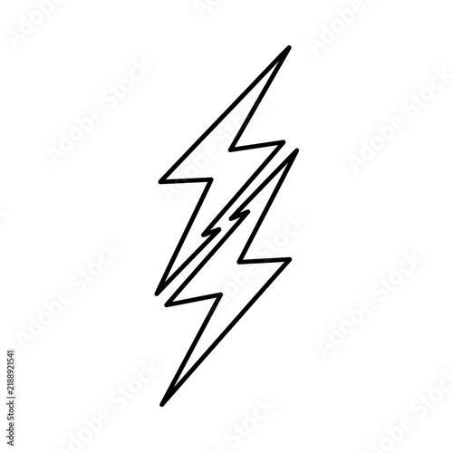 Two lightning bolts icon